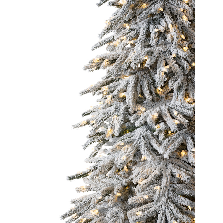 Tree Classics by Balsam Hill Flocked Narrow Profile Artificial Snow